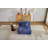 Compression Sofa,Convertible Floor Sofa Bed With Fixed-Shape Frame,Single Seater Boneless Modular Sectional Sofa,No Assembly Required,Chenille Fabric,For Living Room Bedroom,Dark Blue-85692776