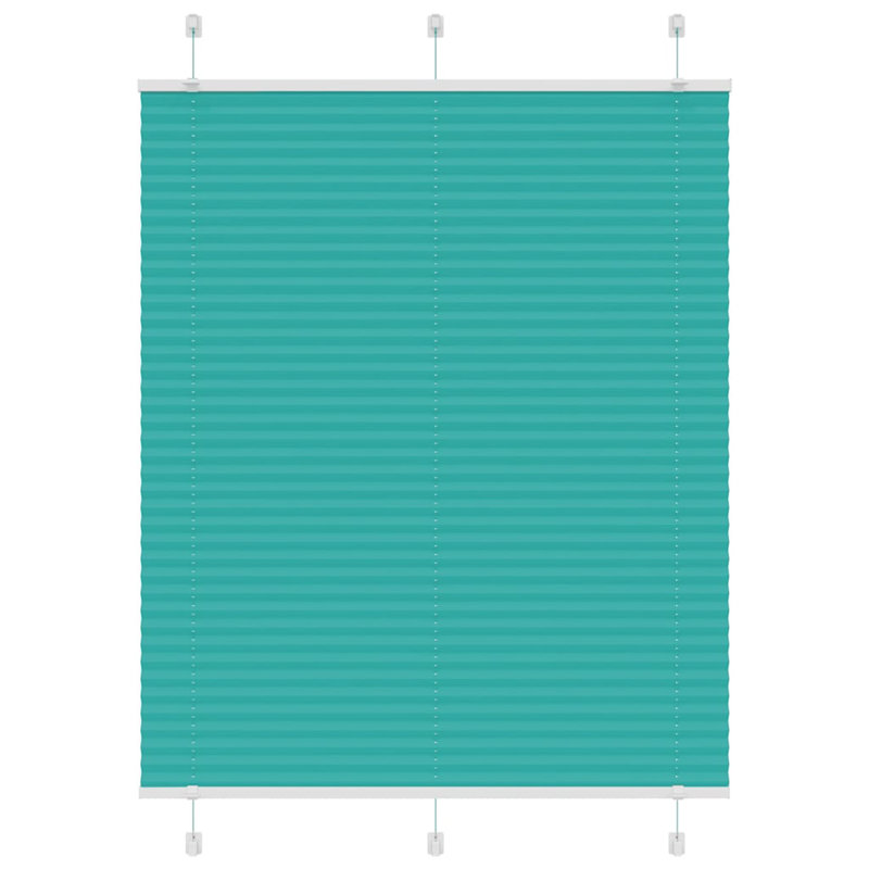 17 Stories Zebra Blind Sand Brown 120X150 Cm Fabric Width 115.9 Cm Polyester, Petrol Green, 105cmW x 100cmL