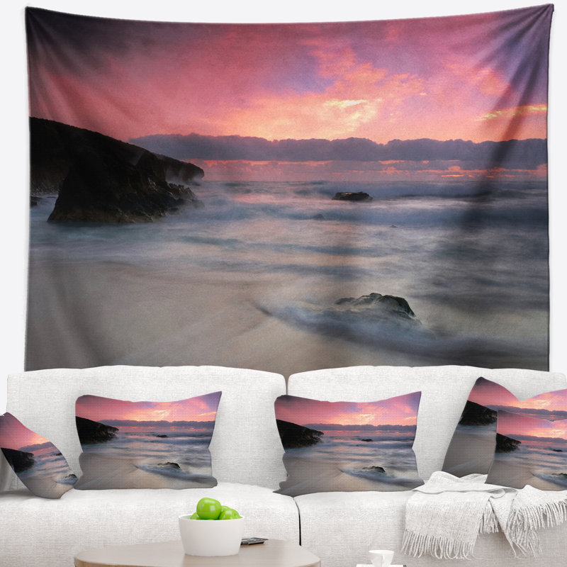 Tapisserie Cascais de la plage de Seascho, H 50 po x l 60 po
