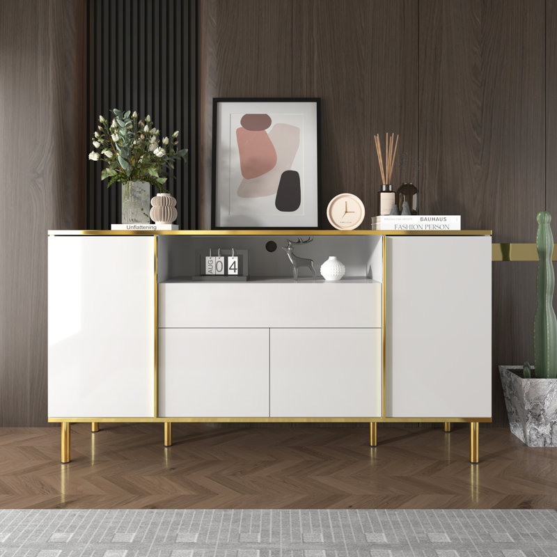 150cm Sideboard, White