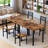 Small Kitchen Table Set For 2 With Chairs, 3 Piece Dining Table Set, Wood Breakfast Nook Table And Chairs Set For Small Space Dining Room,Apartment-887455278-887455276
