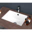 Lavabo de salle de bain encastré blanc-1894202513