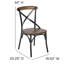 Chaise d'appoint empilable Lara
