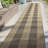Custom Size Indoor Outdoor Runner Rug (26' x 3' Runner) - Alto Heritage Natural Beige Squares Pet Friendly Flatweave-7700709