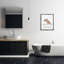 «T-Rex Dino in Bubble Bath», art mural encadré sur toile flottante par Ziwei Li-757991981-757991954