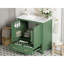 Armoire de rangement de salle de bain de 30 po avec tiroir et tablettes cloisonnés Design élégant et fonctionnel pour salle de bain-536576866