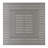 Margrett Square Aluminum Propane Smokeless Fire Pit Table with Hidden Fuel Tank-546992160