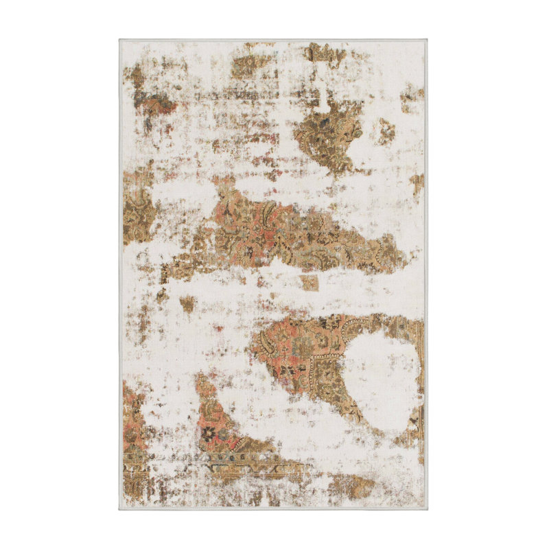 Tapis abstrait moderne 834, Tapis de couloir 2 pi x 5 pi