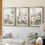 FLORAL Series CDxxv - impression encadrée sur mesure de qualité supérieure - 3 pièces-1803510089-1803509938
