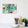 Teal And Aqua Reflections #2 by Silvia Vassileva - Print on Canvas