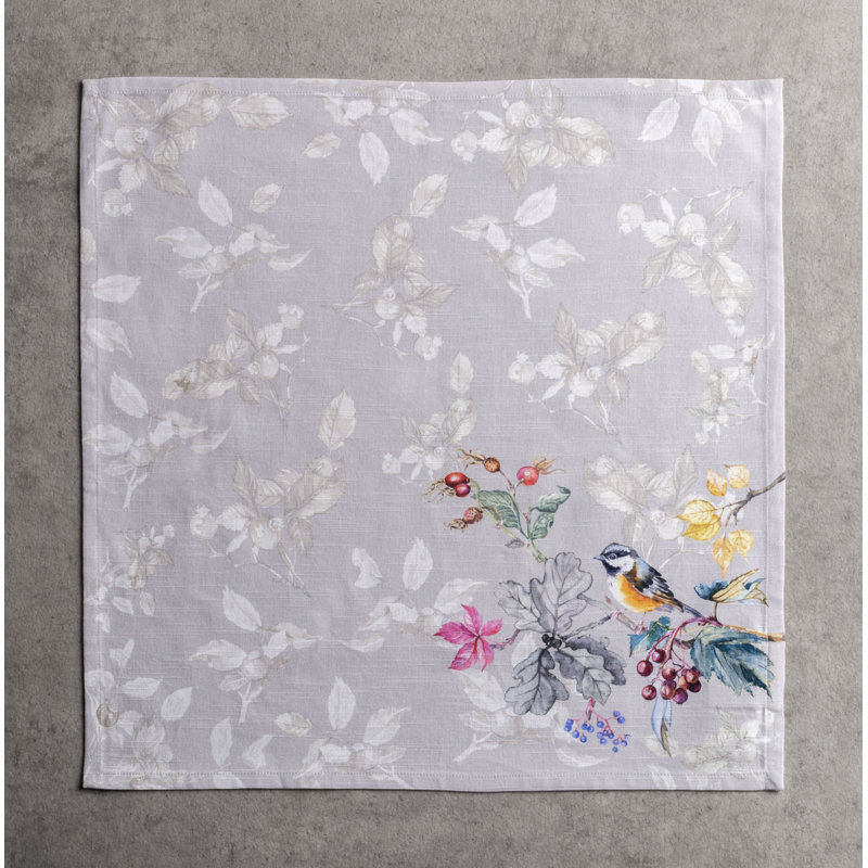 Ensemble de serviettes en coton 4 pièces Equinoxe, gris