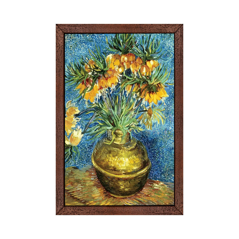 1 Piece Wall Art on Canvas, 66.04 cm H x 45.72 cm W, Brown Framed