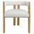Damontrae Linen Upholstered Back Armchair-805394510