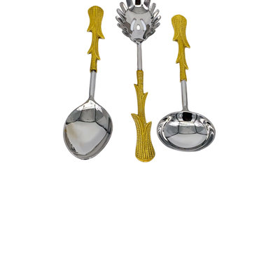 Gilles 6 Piece Stainless Steel Hostess Set