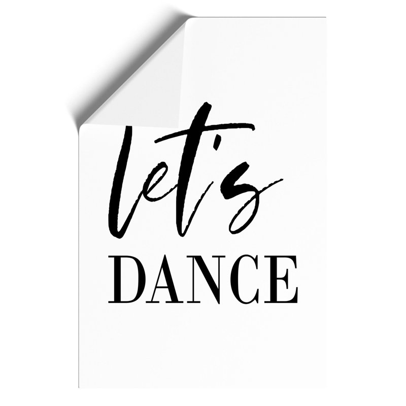 Lets Dance - Frameless Print, 42cm H x 30cm W x 0.1cm D