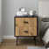 Alexandera 25.2'' H Modern Nightstand with Two Drawers