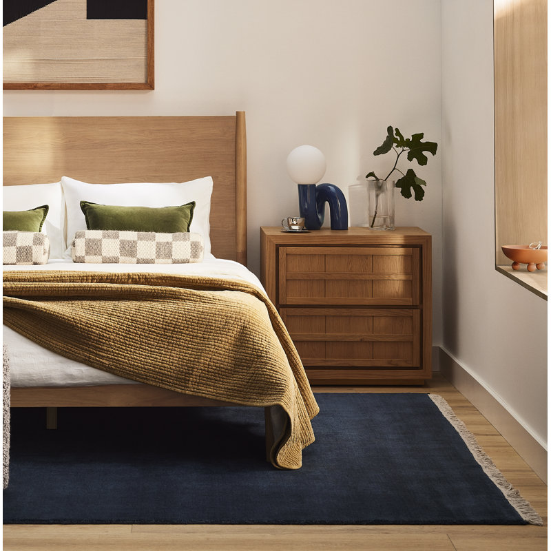 Scotty 27.6'' W Solid Wood Nightstand, Natural