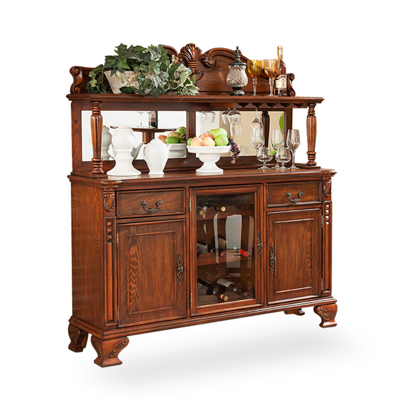Buffet en bois de noyer massif