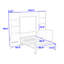 Lit escamotable avec tablettes et armoires de rangement