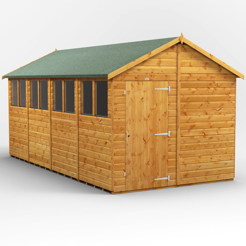 Powersheds Timber Tongue & Groove Garden Shed