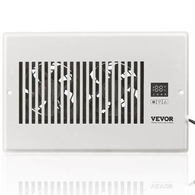 Register Booster Fan, Quiet Vent Booster Fan Fits 6” x 12” Register Holes