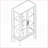Curio Cabinet, Lighted Vintage Display with Tempered Glass Doors, Mirrored Back &amp; Adjustable Shelves | Oak | Anti-Tip-1254200545