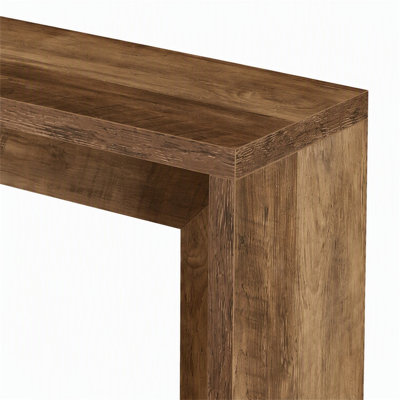 55" Rustic Console Table, Farmhouse Sofa Table Hallway Table