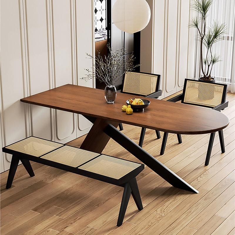 Table de salle à manger 62,99 po, 29.53" H x 62.99" W x 31.5" D