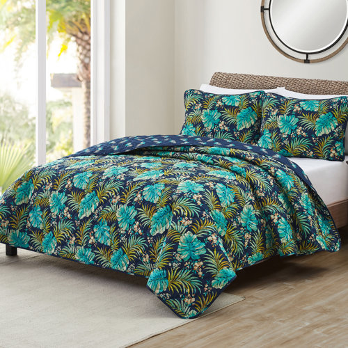 Wayfair | Tropical Quilts, Coverlets, & Sets You'll Love in 2023