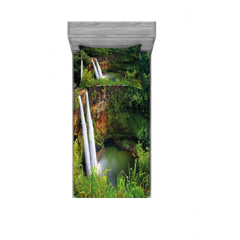 Ensemble de draps Hawai, Ensemble de draps pour lit simple avec drap-housse