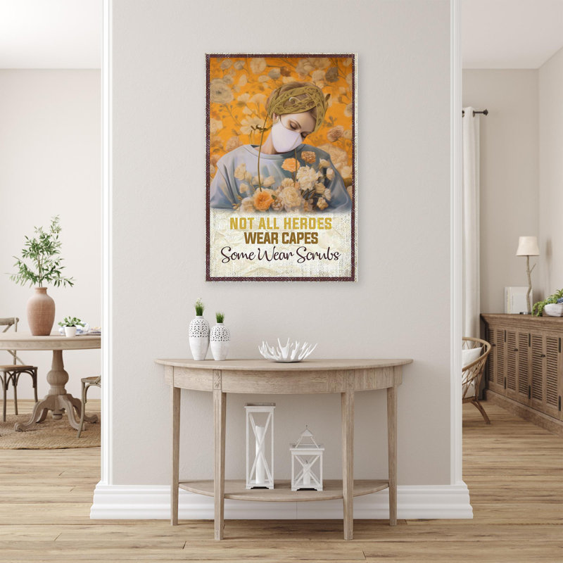 «Nurse Some Porter Scrub On Canvas», impression, H 36 po x l 24 po x P 1,25 po