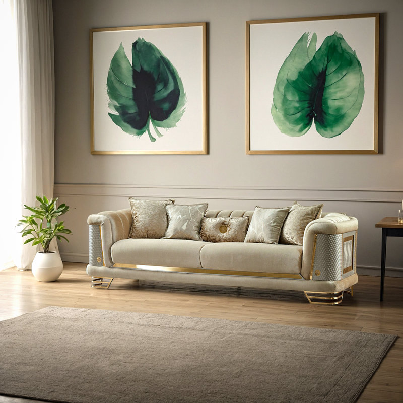 Everly Quinn Heidy Living Room Set - Thumbnail 3