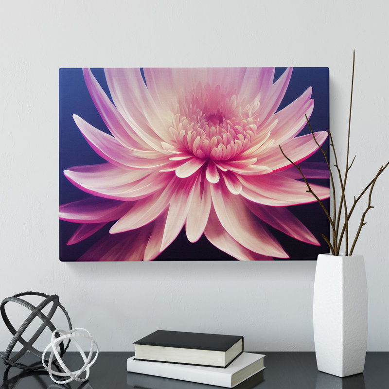 Ravishing Chrysanthemum Flower - Wrapped Canvas