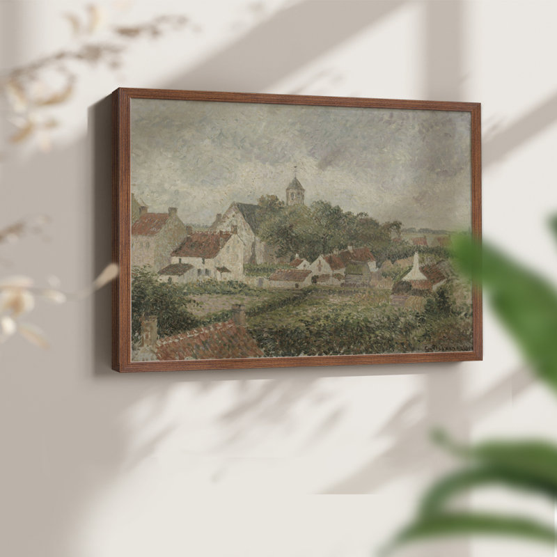 Vintage Landscapes-DCCCVIII -Framed Print - Restickable, 16" H x 20" W, Walnut