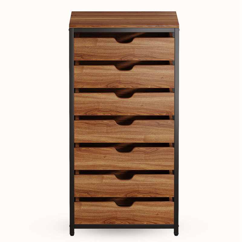 Commode à 7 tiroirs avec roulettes