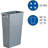 Plastic Open Kitchen Trash Can - 23 Gallons