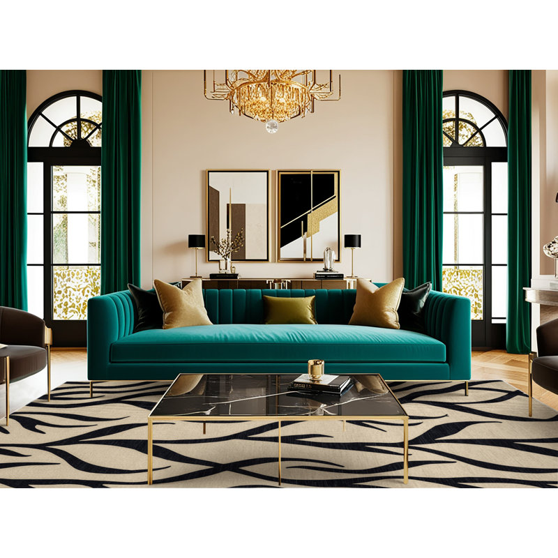  Tapis lavable Hijiki, Tapis de couloir 2 pi x 5 pi