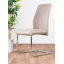 Edzard Double Pedestal High Gloss Dining Table Set with 6 Luxury Faux Leather Dining Chairs-1627222533