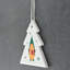 Carley Festive Gonk Hot Chocolate Tree Shaped Ceramic Ornament