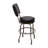 Retro Home Single Ring Upholstered Swivel Bar & Counter Stool with Back-48367128-18734015