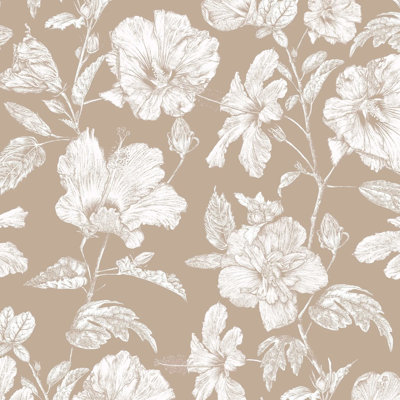 Papier peint Hibiscus