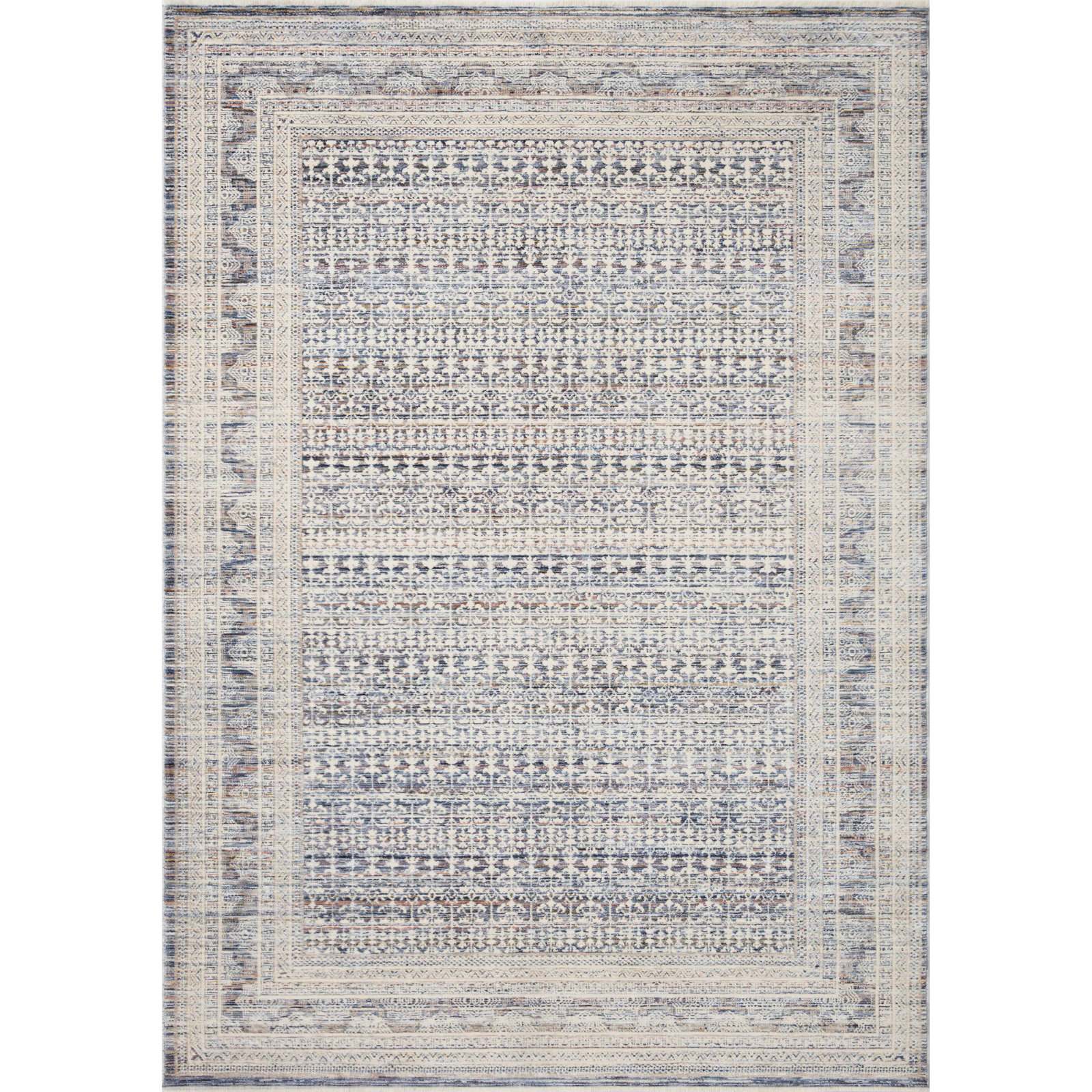 Amber Lewis x Loloi Zuma Ocean / Multi Area Rug, Rectangle 2'3" x 3'10"