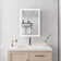 Bathroom Medicine Cabinet with Lights, Adjustable Brightness and Color Temperature, Anti-fog Mirror, and Digital Clock & Temp Display
