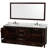 Sheffield 80" Freestanding Double Bathroom Vanity with Marble Top with 70" Mirror-1880452350