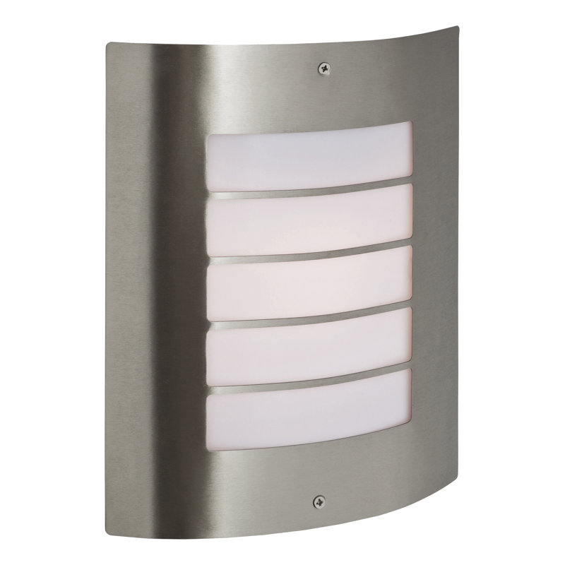 Prince Stainless Steel 26cm H Outdoor Bulkhead Light