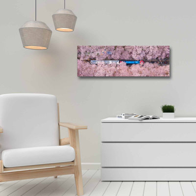 Superbe peinture sur toile décorative, 100% toile, 11,8 po x 35,4 po | Élégante structure en bois de pin, épaisseur: 1,1 pouce | Art mural parfait pour le salon, la chambre à coucher et le bureau, design unique et accrocheur