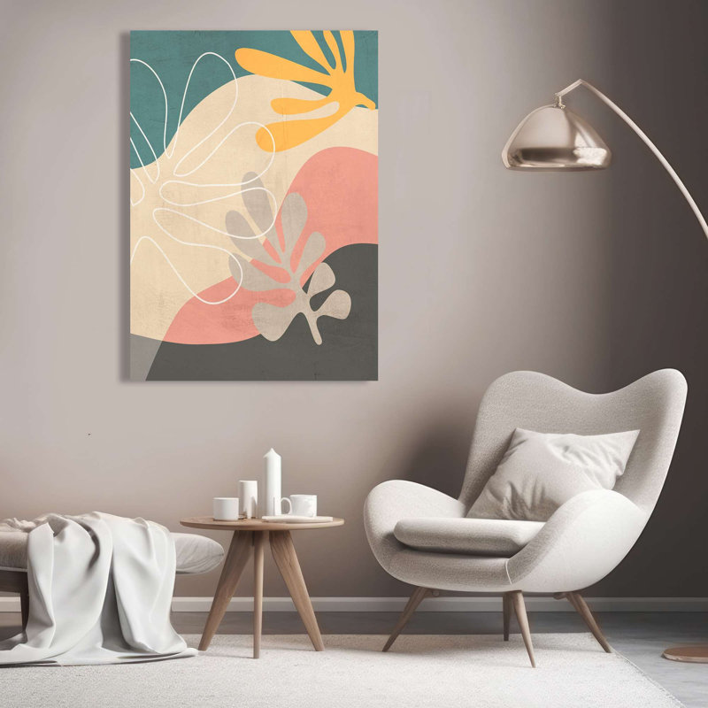 Summer Scene VI (Detail) by Atelier Deco - Wrapped Canvas Print, 80cm H x 60cm W x 4cm D