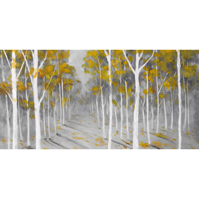 Birch forest - 15.75"x31.50" Desk mat