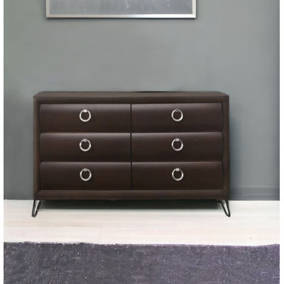 Commode standard 63 tiroirs 63 po Merlot
