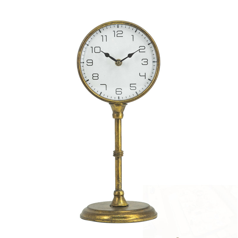 Vintage Inspired Iron Table Clock